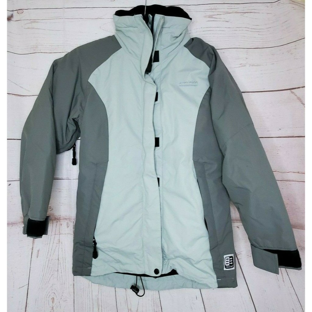 Precision Mountain Wear Grey Multicolored 2-In-1 Dry Tek Winter Jacket: Ultimate
